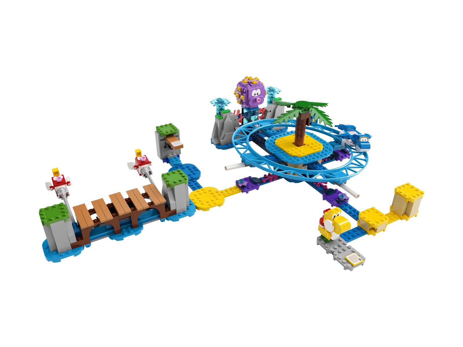 LEGO Super Mario 71400 Zestaw rozszerzający Duży jeżowiec i zabawa na plaży