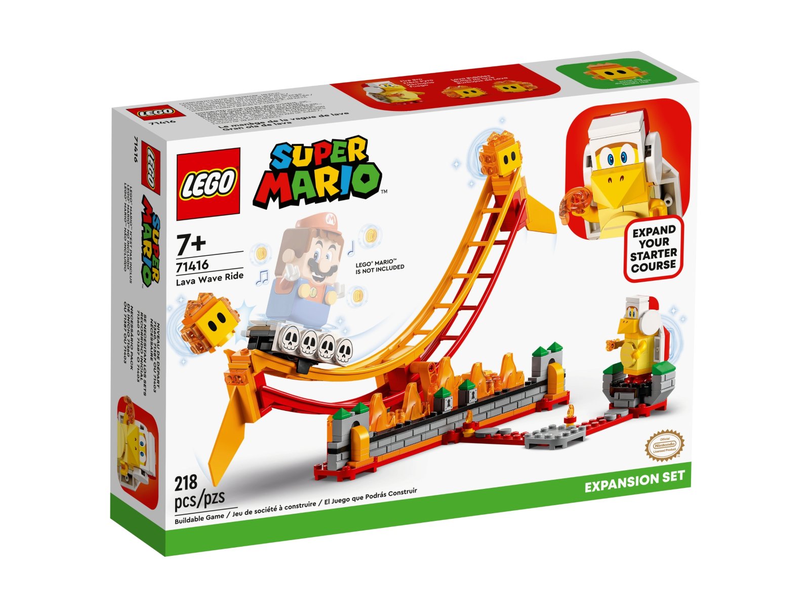 LEGO 71416 Przejażdżka po fali lawy – zestaw rozszerzający