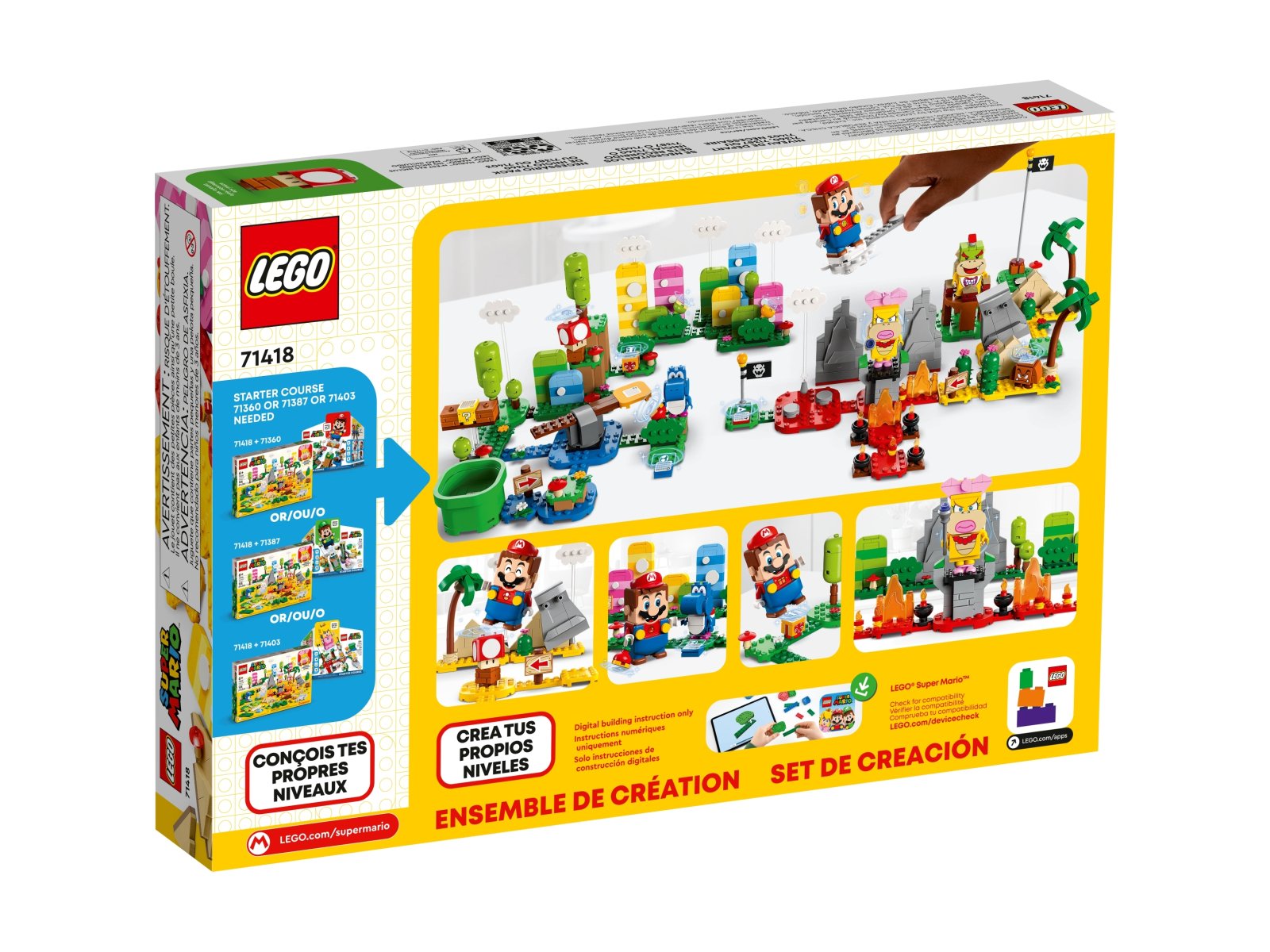 LEGO 71418 Super Mario Kreatywna skrzyneczka – zestaw twórcy