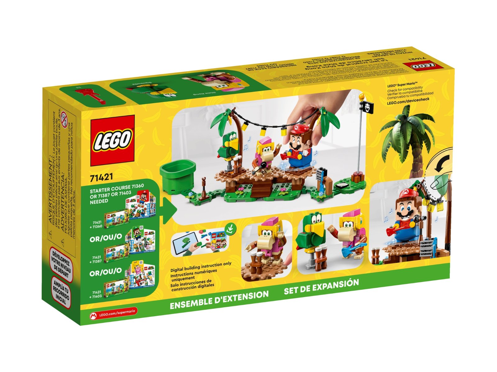 LEGO 71421 Dżunglowy koncert Dixie Kong — zestaw rozszerzający