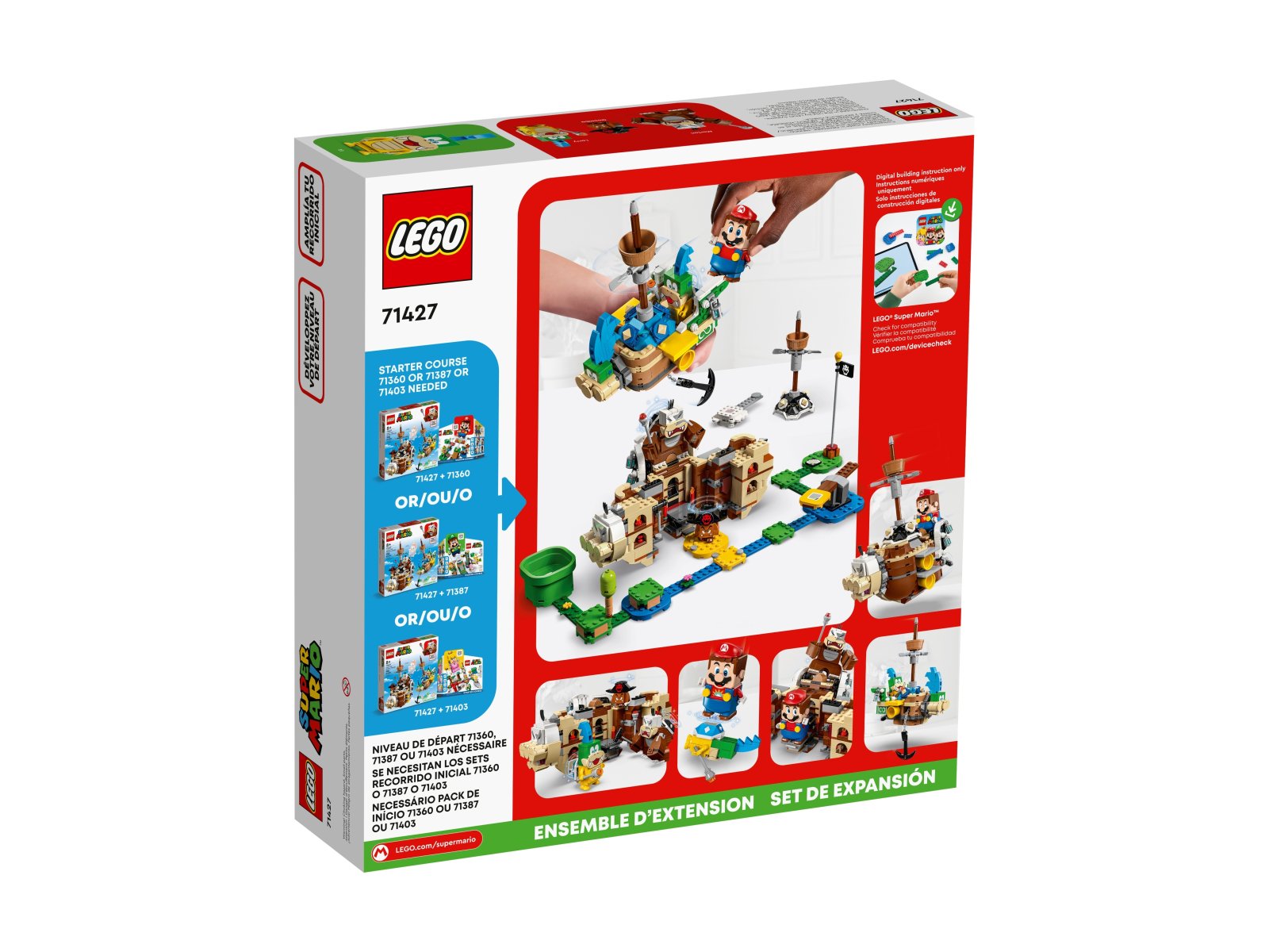 LEGO Super Mario Statki powietrzne Larry’ego i Mortona — zestaw rozszerzający 71427