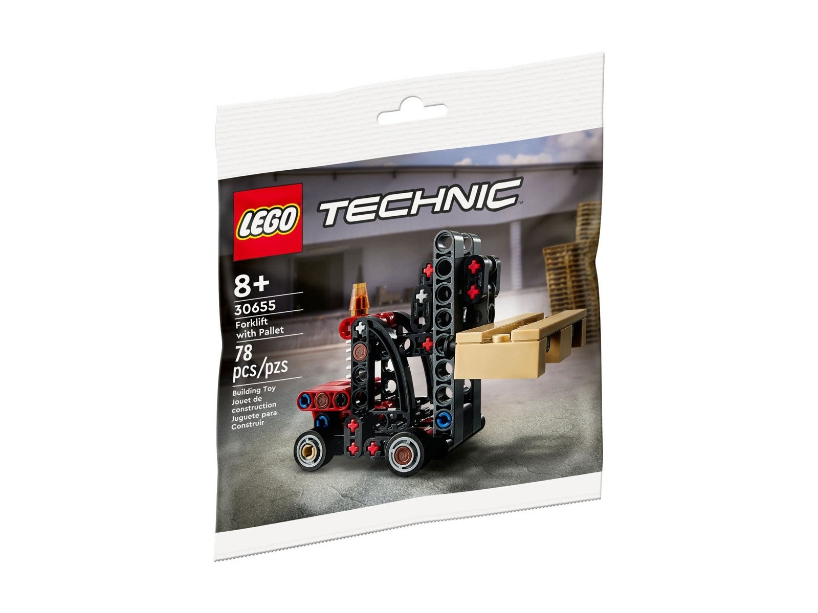 LEGO 30655 Technic Wózek widłowy z paletą