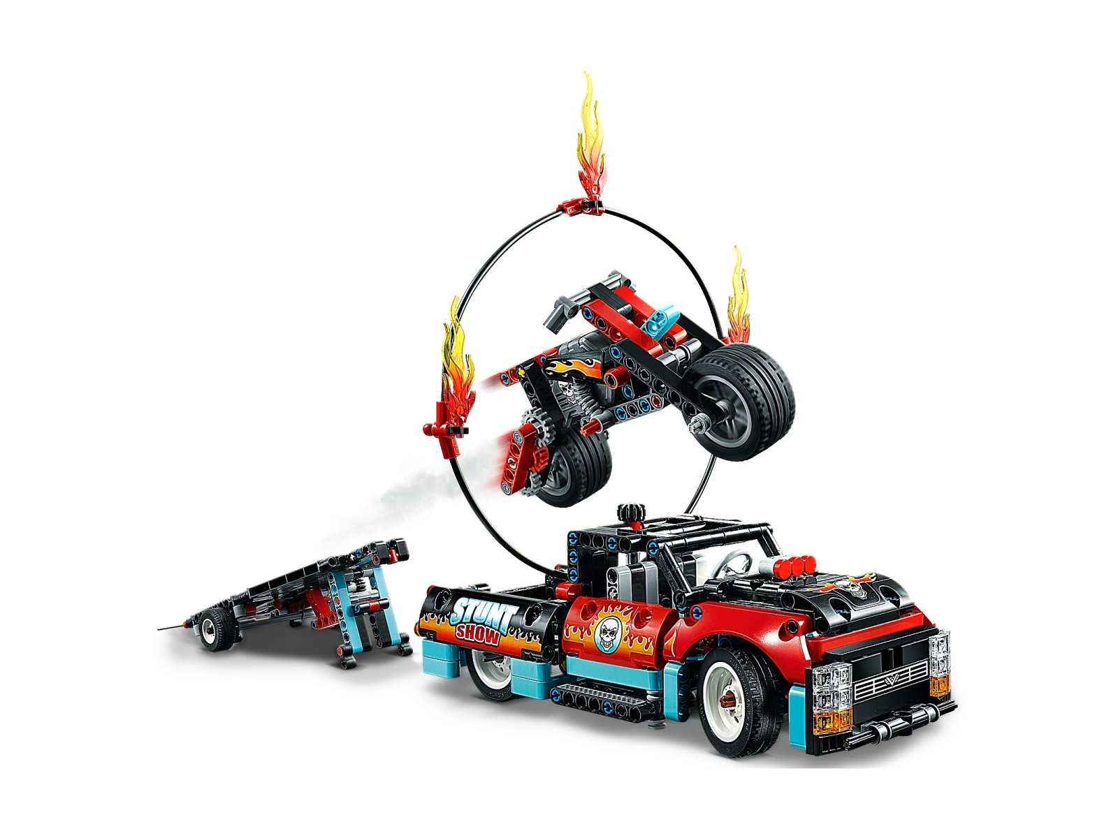 LEGO 42106 Furgonetka i motocykl kaskaderski