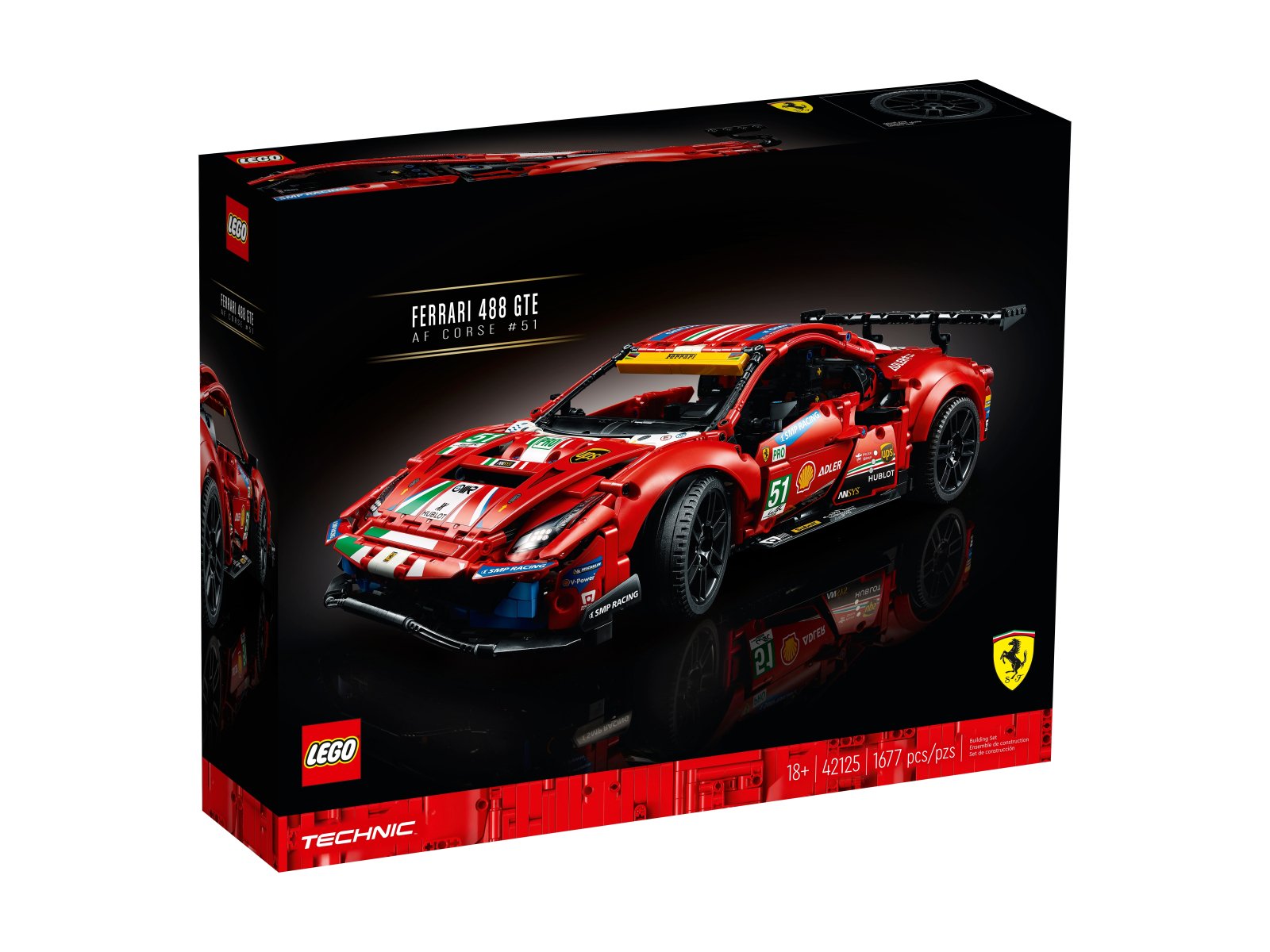 LEGO 42125 Ferrari 488 GTE “AF Corse #51”