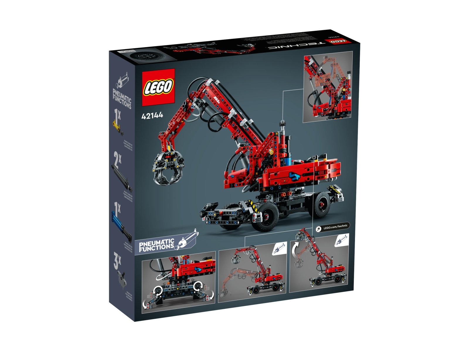 LEGO 42144 Technic Dźwig z chwytakiem