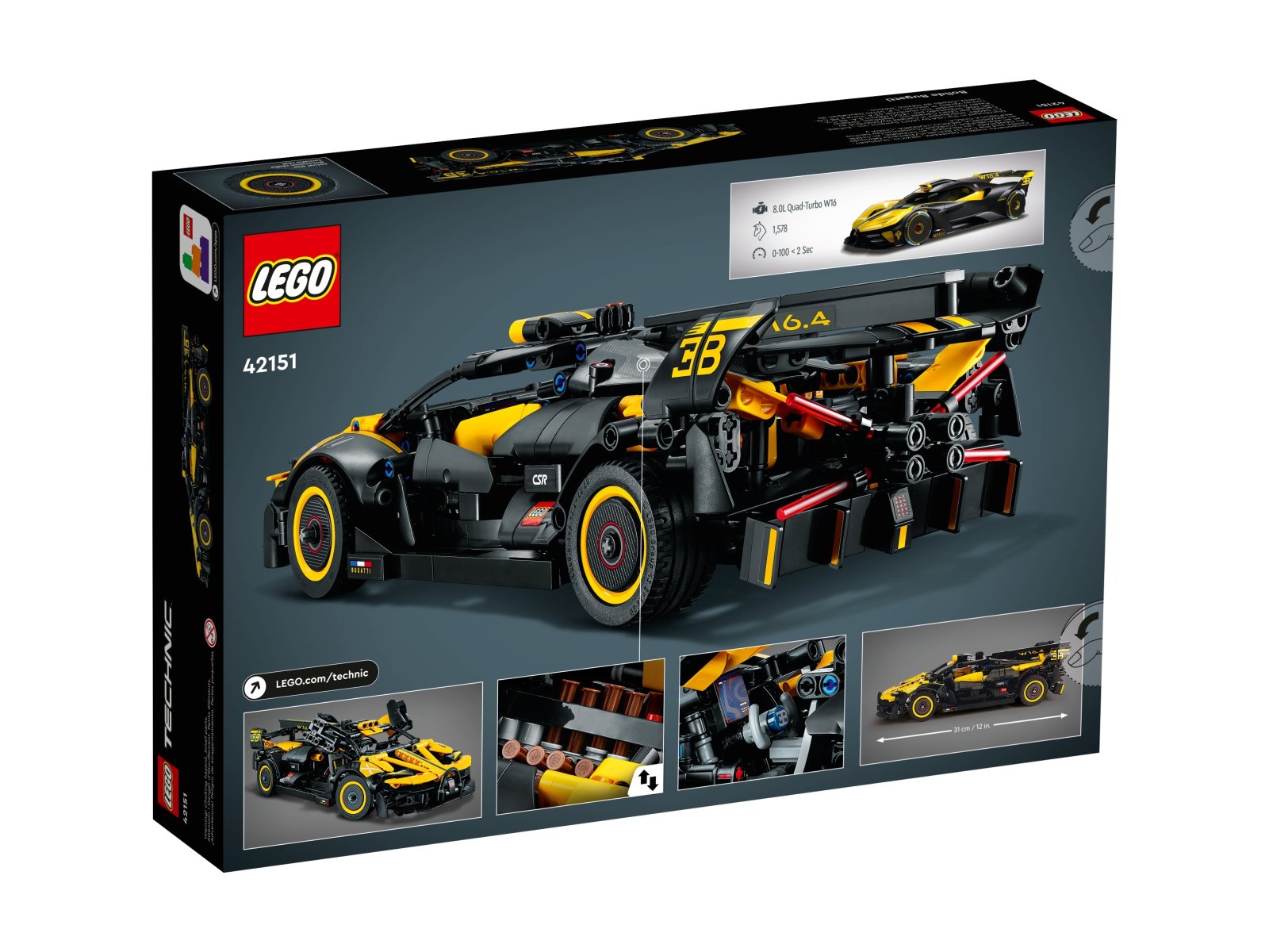 LEGO Technic Bolid Bugatti 42151