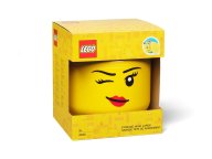 LEGO 5006956 Duży pojemnik w kształcie głowy mrugającej minifigurki