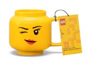 LEGO 5007876 Duży ceramiczny kubek z dziewczynką
