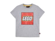 LEGO 5009092 Dziecięca koszulka z krótkim rękawem i logo — szary melanż