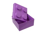 LEGO 853381 Fioletowy pojemnik w kształcie klocka LEGO® z wypustkami 2x2