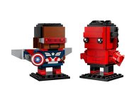 LEGO BrickHeadz 40668 Figurki Kapitana Ameryki i Czerwonego Hulka