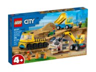 LEGO City 60391 Ciężarówki i dźwig z kulą wyburzeniową