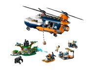 LEGO 60437 Helikopter badaczy dżungli w bazie