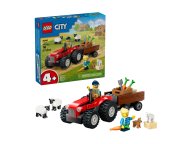 LEGO 60461 City Czerwony traktor z przyczepą i owcą