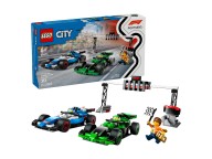 LEGO 60474 City Padok F1 z bolidami VCARB i Sauber