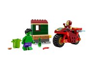 LEGO Marvel Iron Man z motocyklem i Hulk 76287