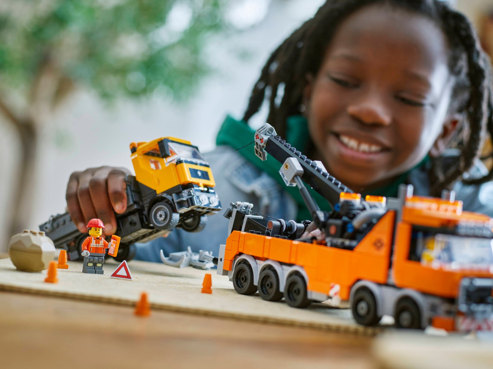 LEGO 60467 City Wóz holowniczy z dźwigiem | zklocków.pl