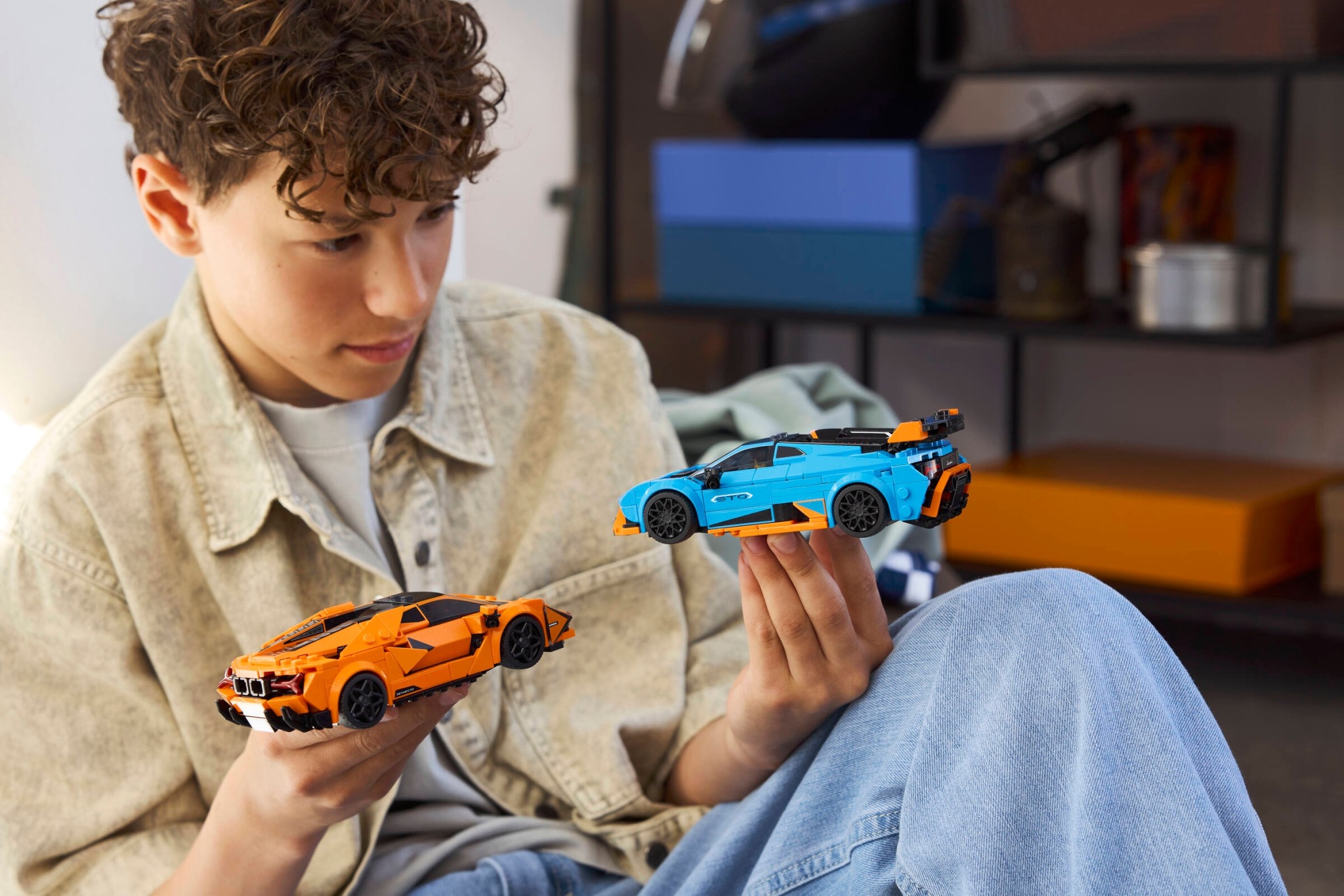 LEGO 77238 Speed Champions Lamborghini Revuelto i Huracán STO