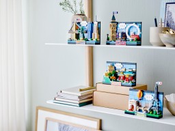 Kolekcja 8 pocztówek z klocków LEGO