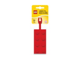 LEGO 5005542 Czerwona zawieszka na bagaż 2x4