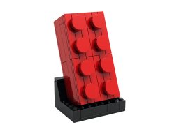 LEGO 5006085 Czerwony klocek LEGO do zbudowania 2x4