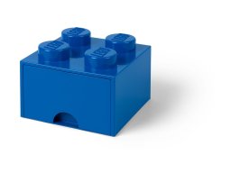 LEGO 5006130 Pudełko z szufladą w kształcie niebieskiego klocka z 4 wypustkami