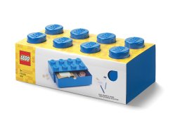 LEGO 5006143 Pudełko z szufladą w kształcie niebieskiego klocka z 8 wypustkami