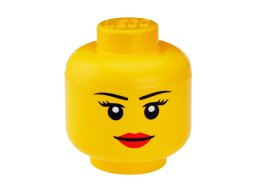 LEGO 5006147 Pojemnik w kształcie głowy minifigurki – duży, dziewczynka