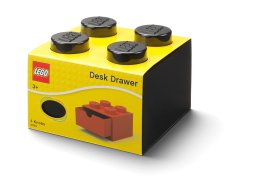 LEGO Pudełko z szufladą w kształcie czarnego klocka z 4 wypustkami 5006312