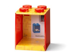 LEGO 5006578 Półka w kształcie klocka z czterema wypustkami — jaskrawoczerwona