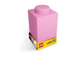 LEGO 5007232 Lampka nocna w kształcie klocka 1 × 1 — różowa