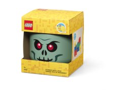 LEGO 5007889 Duży pojemnik w kształcie głowy szkieletu – zielony