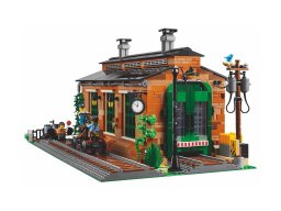 LEGO BrickLink Stara lokomotywownia 910033