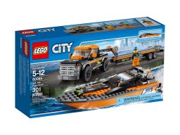 LEGO 60085 City Terenówka z motorówką