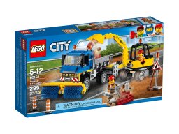 LEGO City 60152 Zamiatacz ulic i koparka
