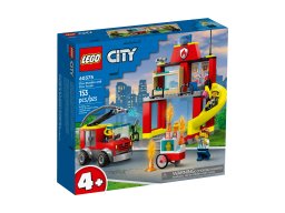 LEGO 60375 City Remiza strażacka i wóz strażacki
