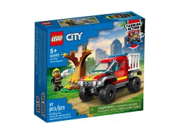 LEGO City Wóz strażacki 4x4 – misja ratunkowa 60393