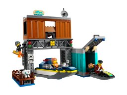 LEGO 60417 City Policyjna motorówka i kryjówka złodziejaszków