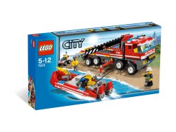 LEGO City 7213 Off-Road Fire Truck & Fireboat