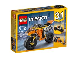 LEGO Creator 3 w 1 31059 Motocykl z Bulwaru Zachodzącego Słońca
