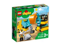 LEGO 10931 Duplo Ciężarówka i koparka gąsienicowa