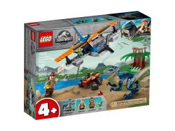 LEGO 75942 Jurassic World Welociraptor: na ratunek dwupłatowcem