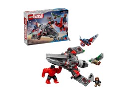 LEGO 76292 Marvel Kapitan Ameryka kontra Czerwony Hulk — bitwa