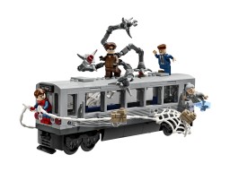 LEGO Marvel 76321 Spider-Man kontra Doc Ock — scena w metrze