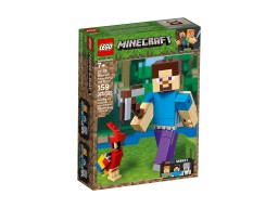 LEGO Minecraft BigFig — Steve z papugą 21148