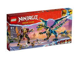 LEGO 71796 Ninjago Smok żywiołu kontra mech cesarzowej