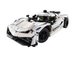 LEGO 42184 Biały hipersamochód Koenigsegg Jesko Absolut