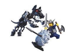 LEGO Vikings Wojowniczy Wiking: starcie z wilkiem Fen 7015