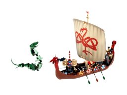 LEGO 7018 Vikings Załoga statku Wikingów rzuca wyzwanie wężowi