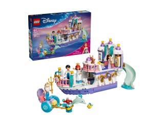 LEGO 43299 Disney Królewska łódź weselna Arielki